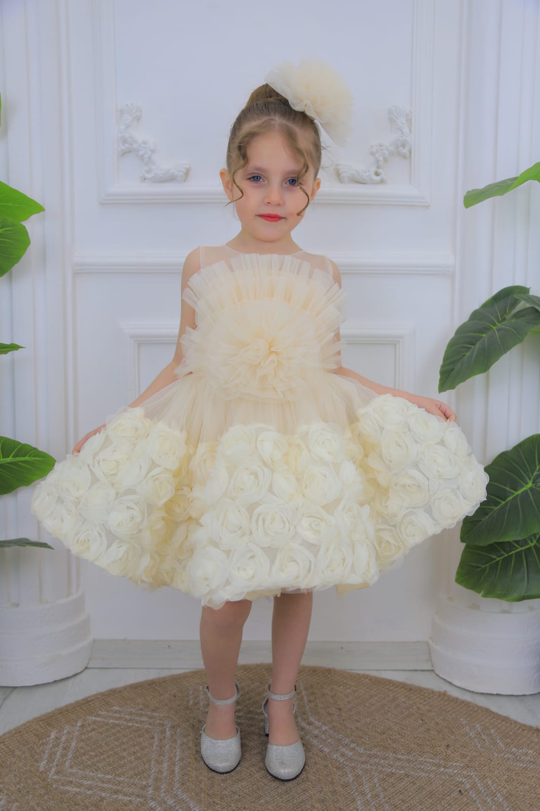 Princess Winnie Rosette Tulle Dress