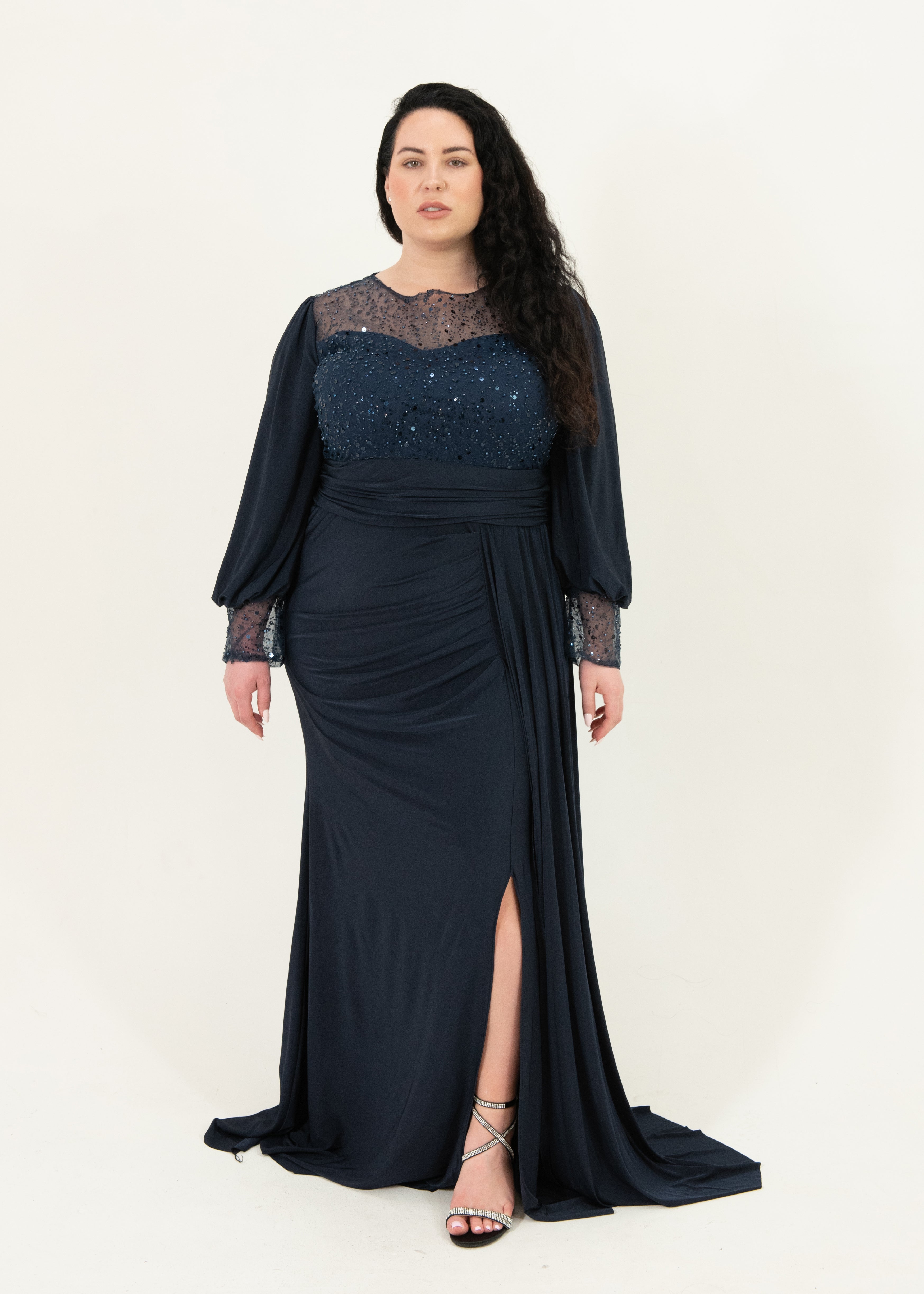 Raven Midnight Dare Sequin Gown