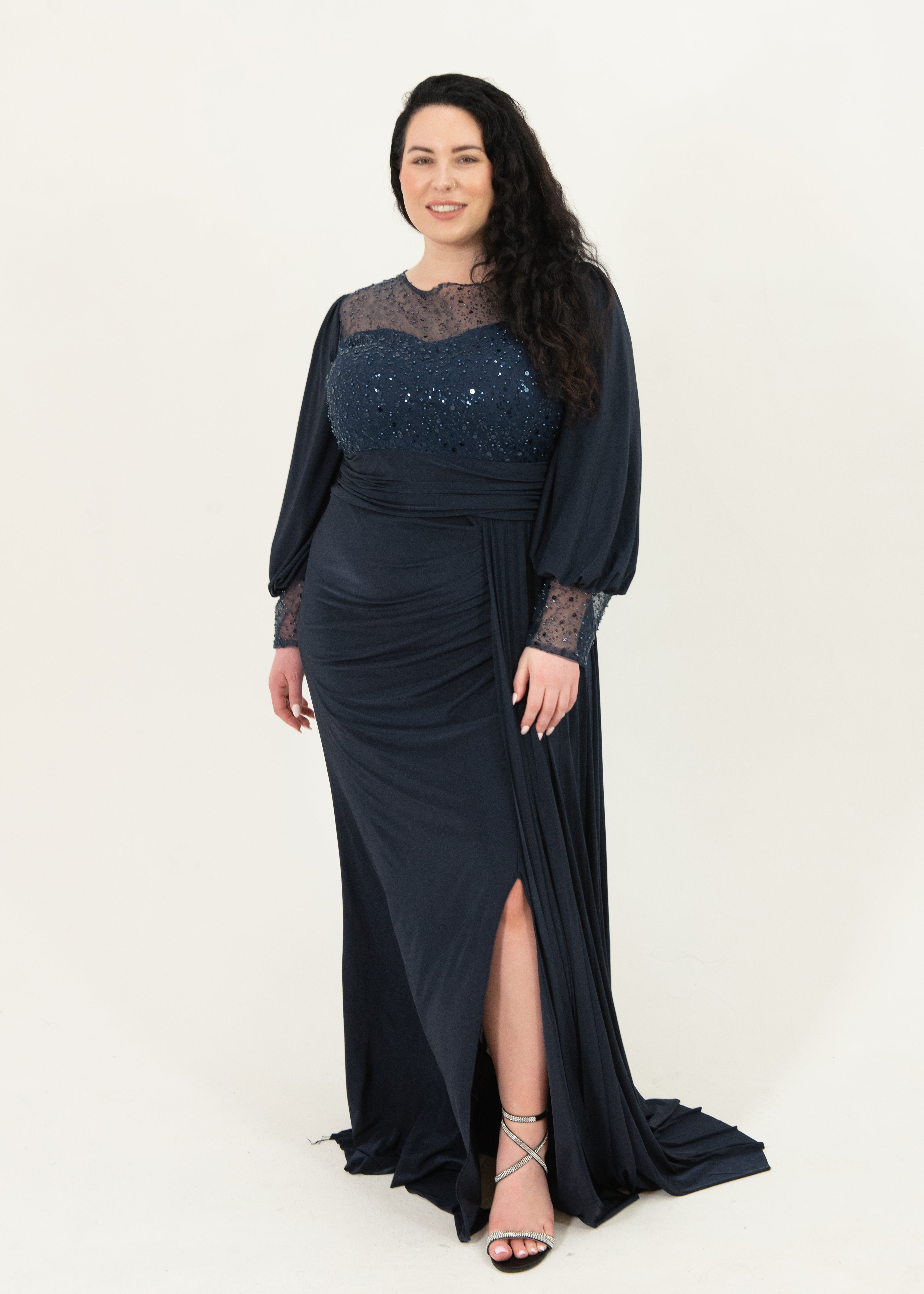 Raven Midnight Dare Sequin Gown