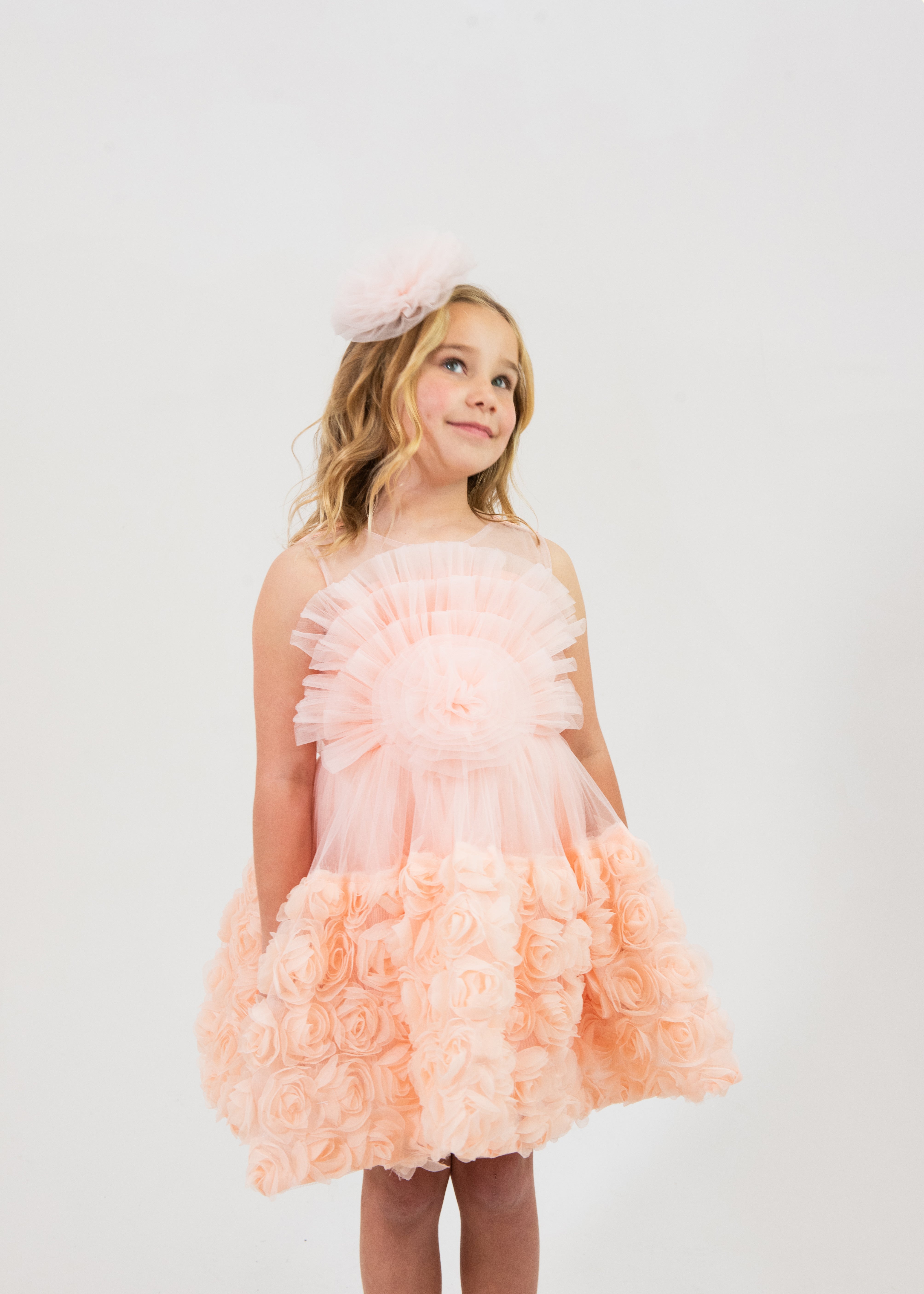 Princess Winnie Rosette Tulle Dress