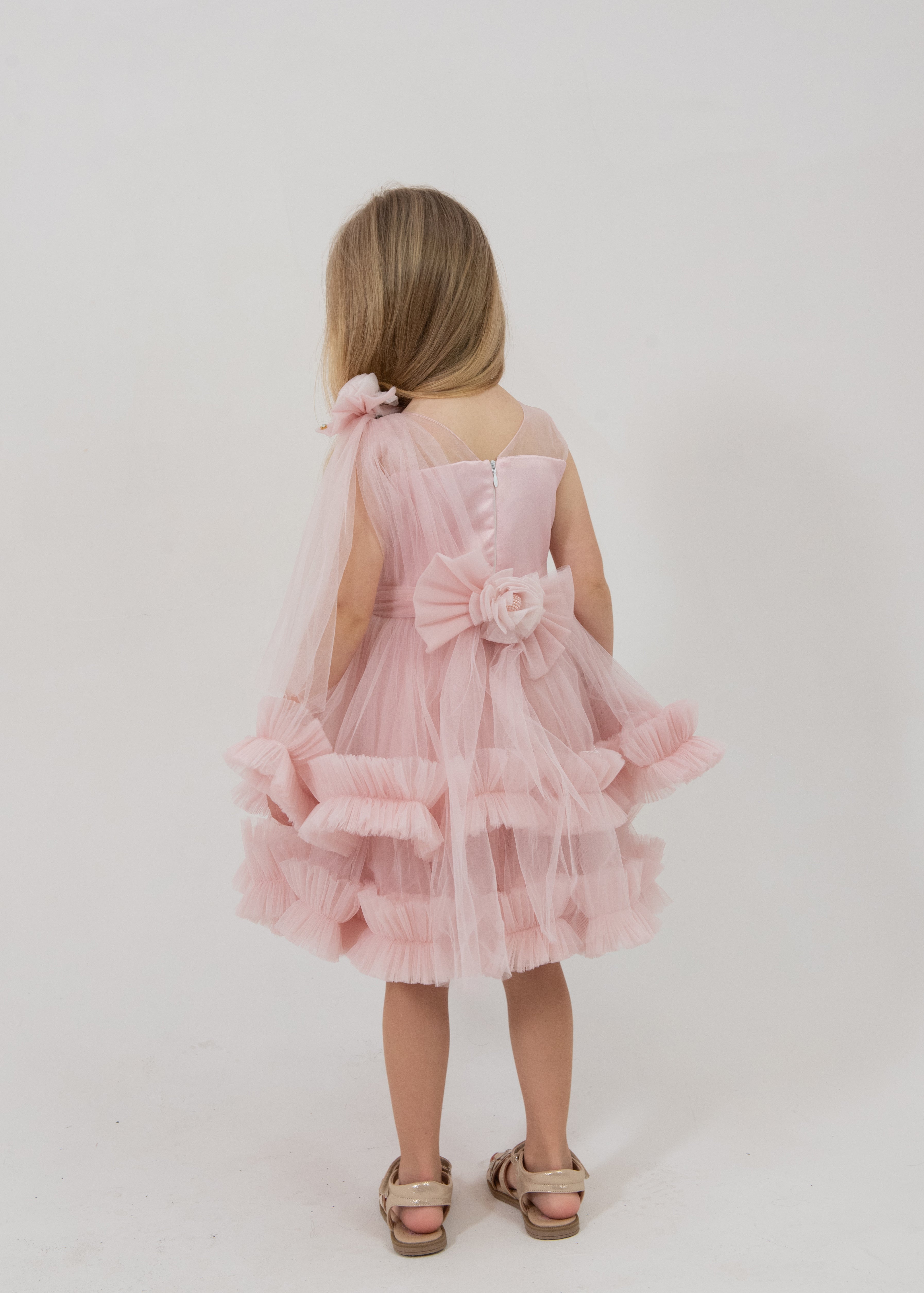 Marie Girls Ruffle Party Dress