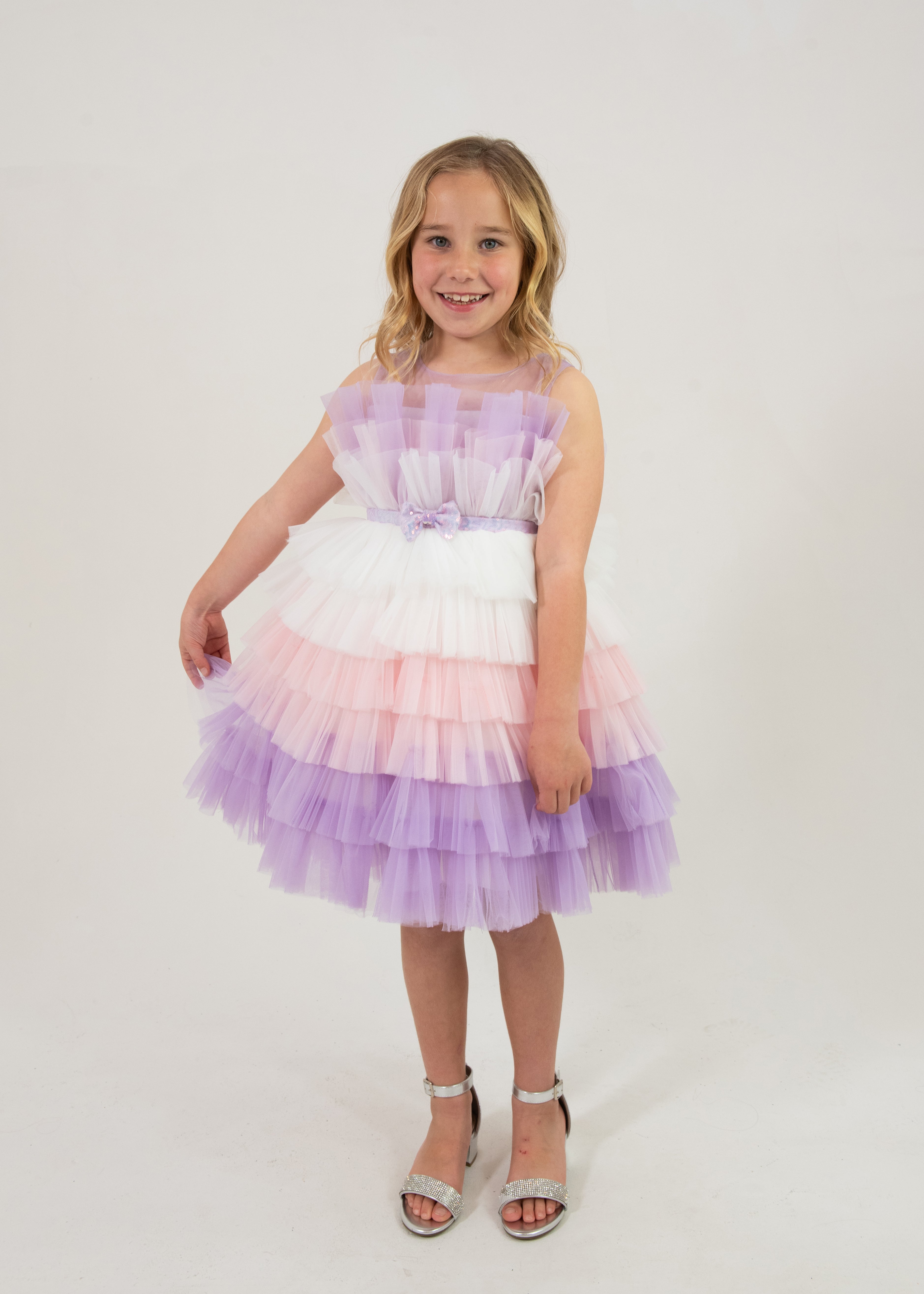 Savannah Kids Layered Ruffle Dress