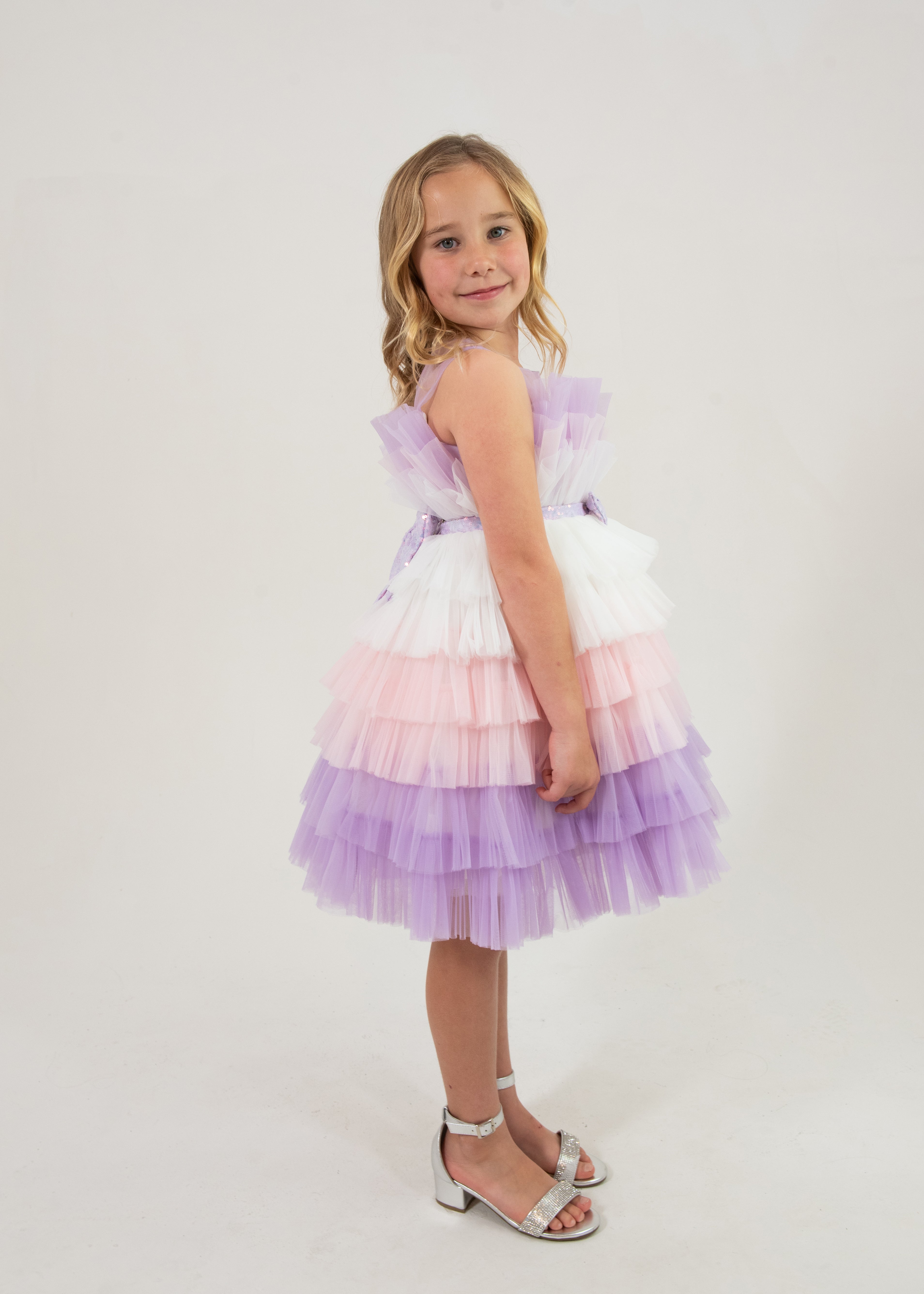 Savannah Kids Layered Ruffle Dress